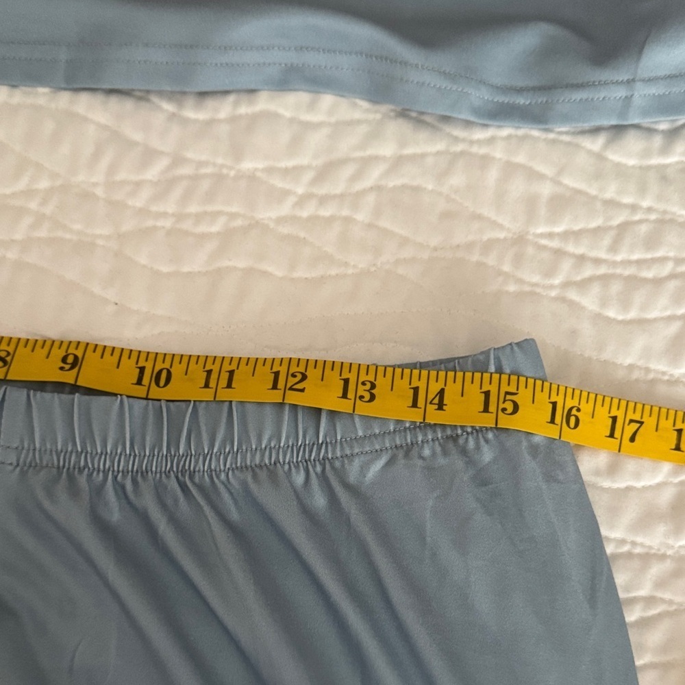 Light Blue Graphic Pajama Set NWOT - Picture 9 of 10